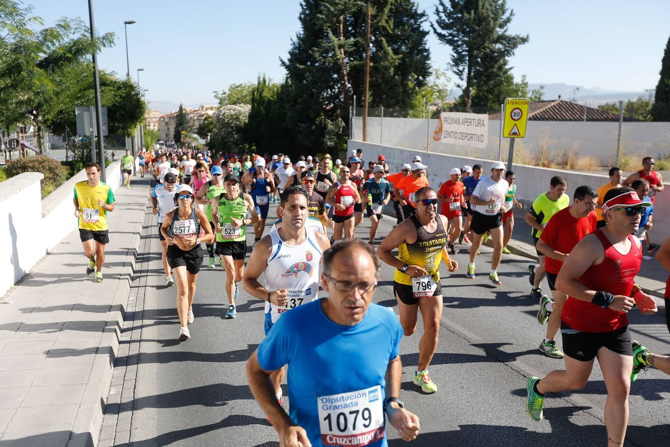 La salida y paso por Ogíjares