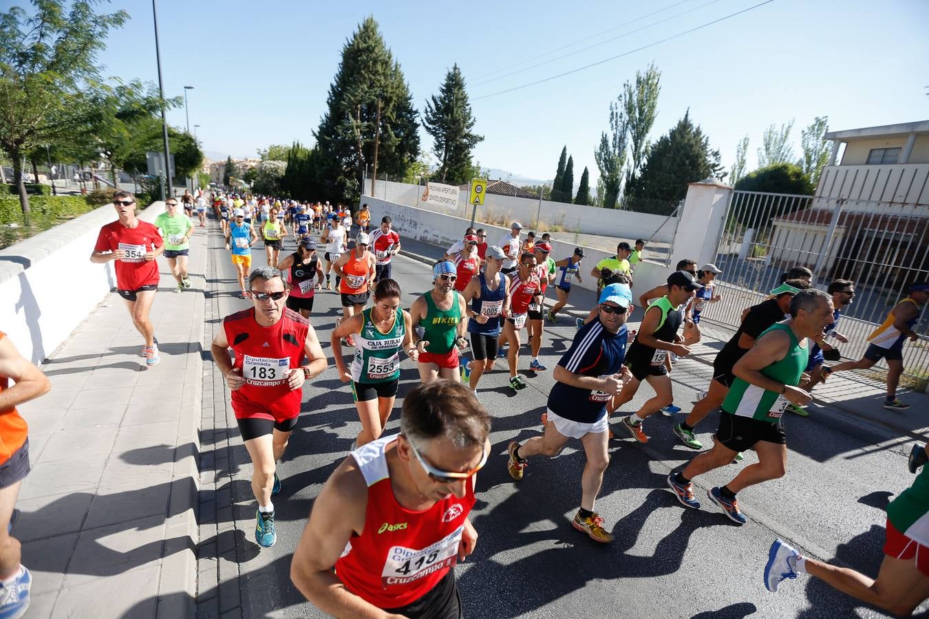 La salida y paso por Ogíjares