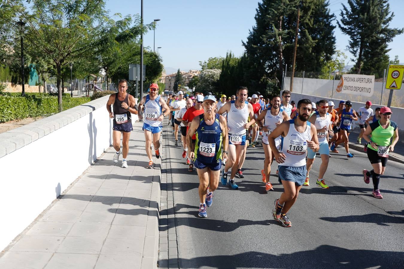 La salida y paso por Ogíjares
