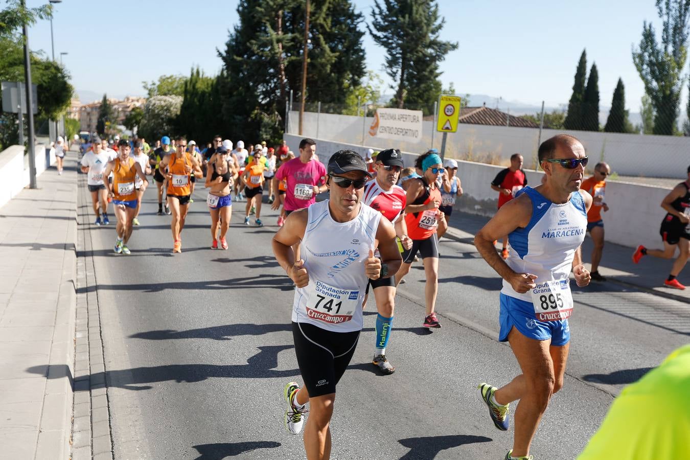 La salida y paso por Ogíjares