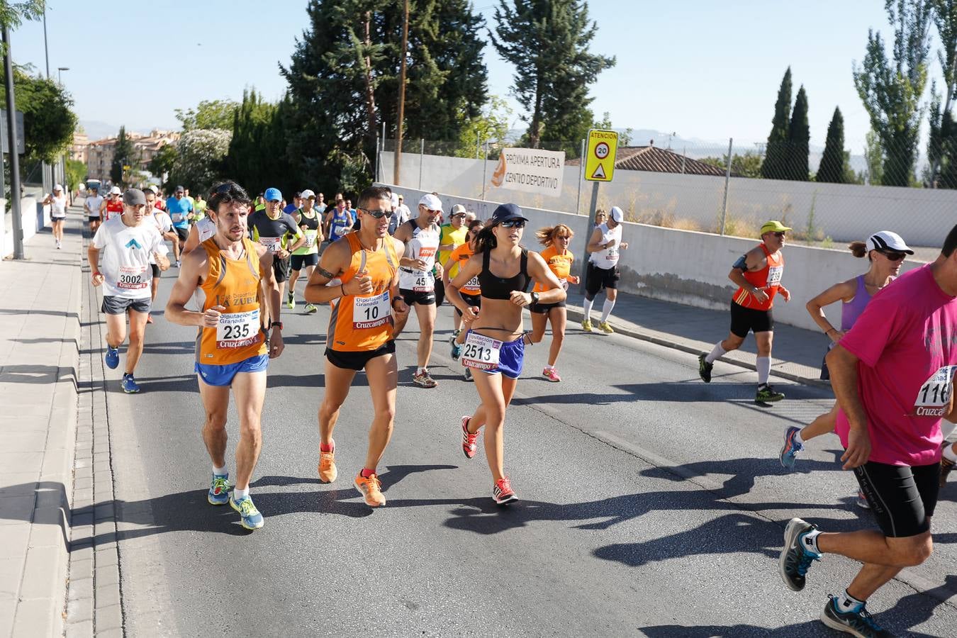 La salida y paso por Ogíjares