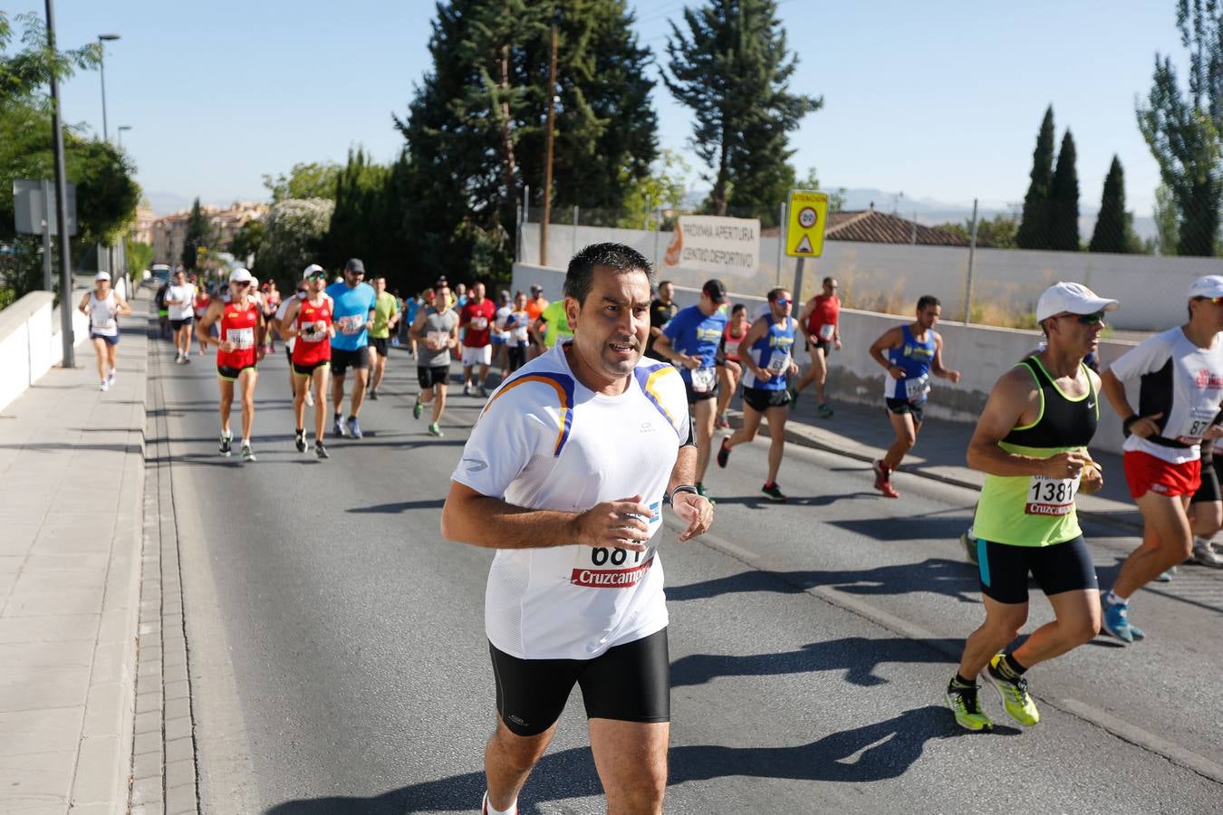 La salida y paso por Ogíjares