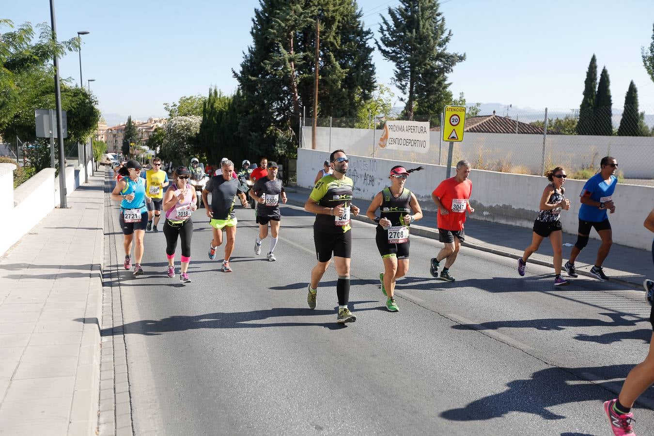 La salida y paso por Ogíjares
