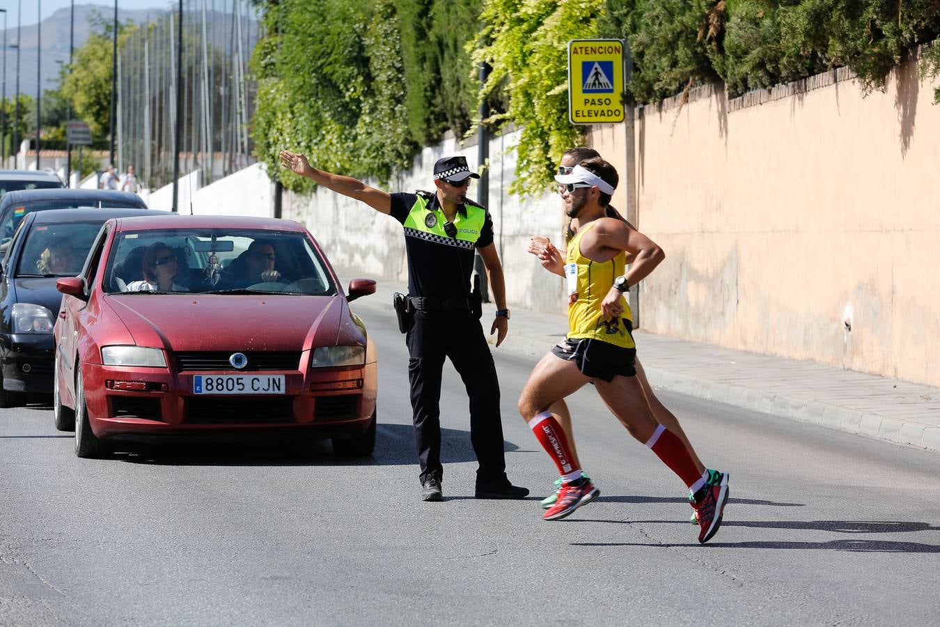 La salida y paso por Ogíjares
