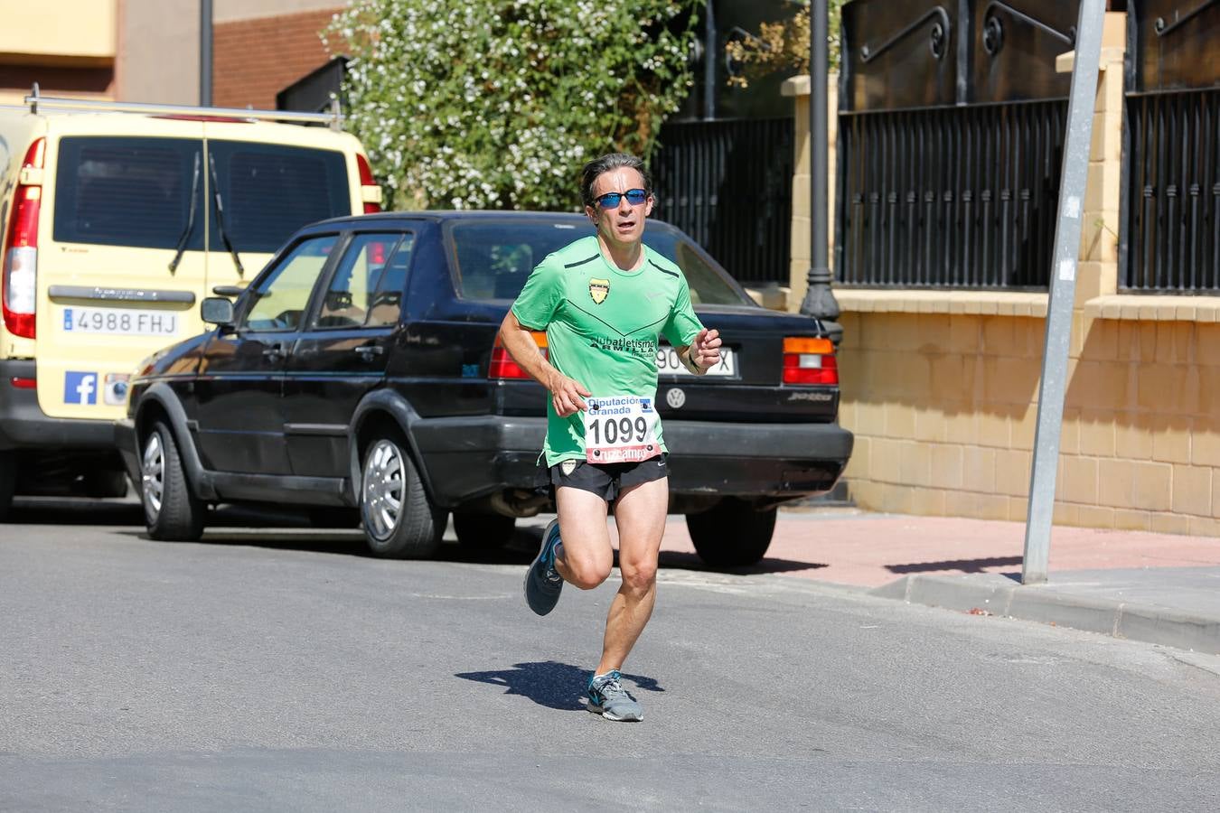 El calor apretó a los corredores