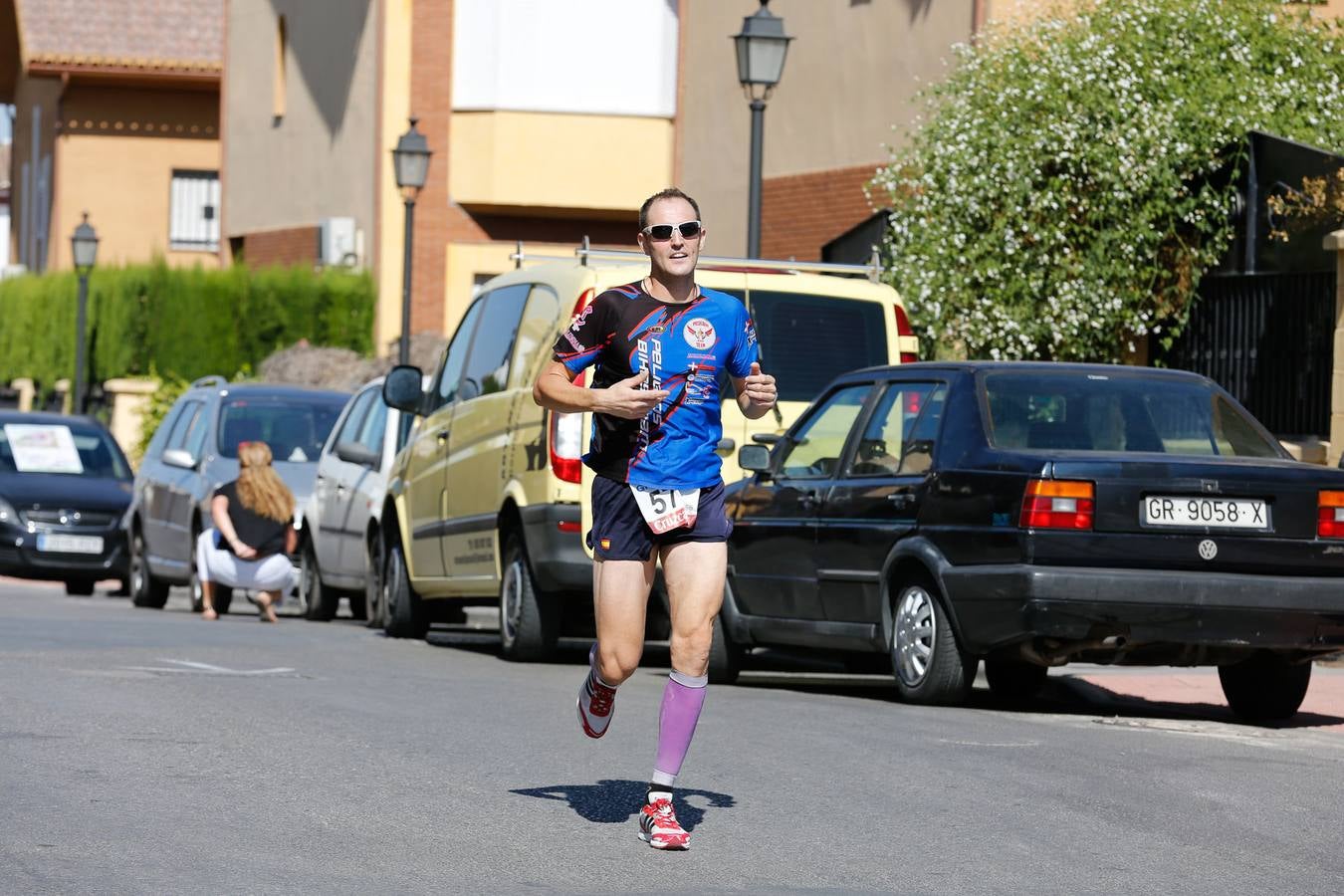 El calor apretó a los corredores