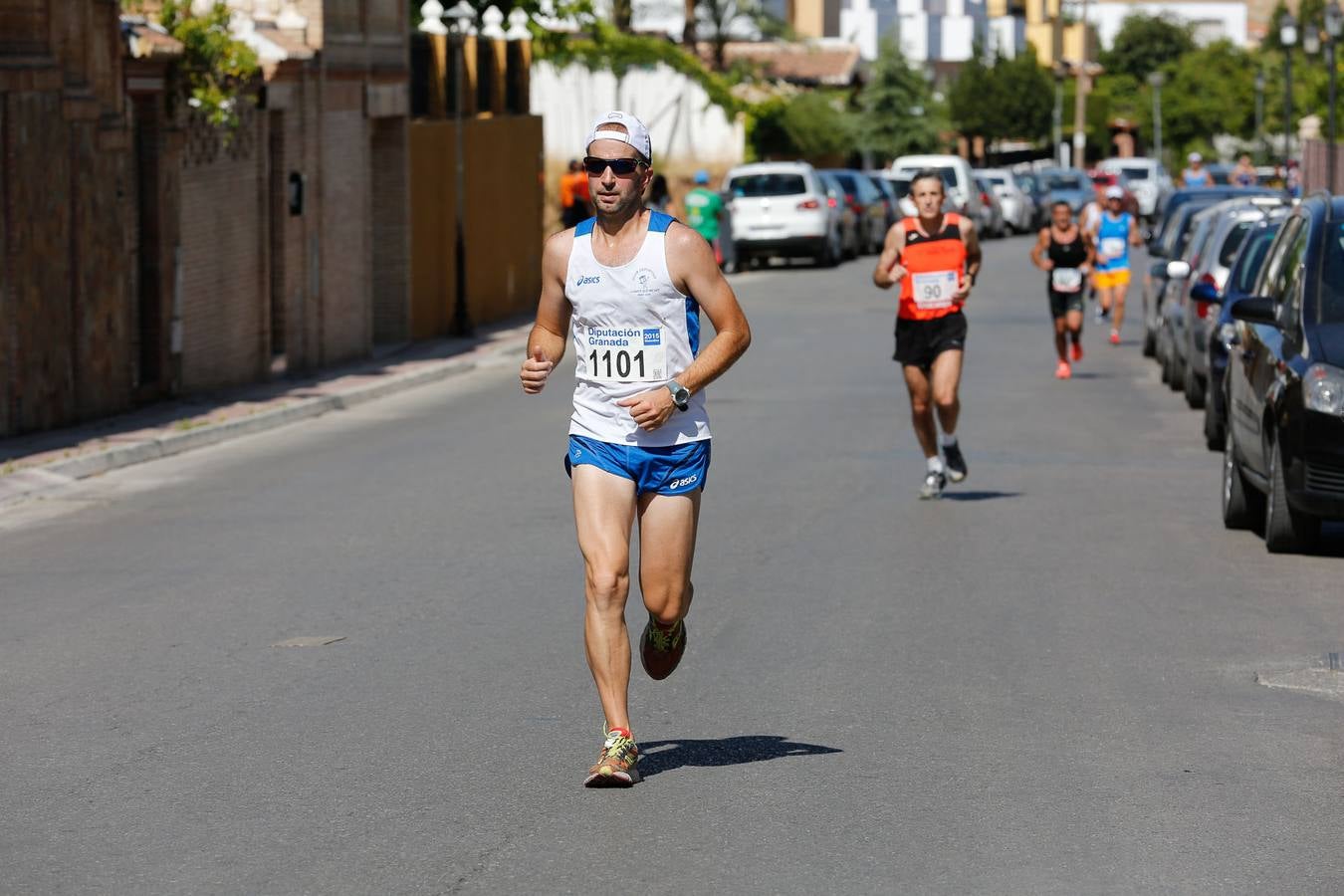 El calor apretó a los corredores