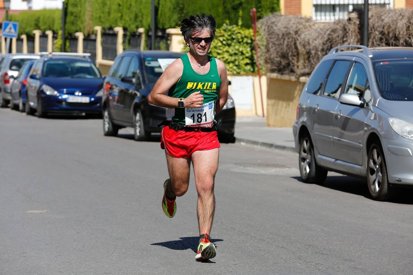 El calor apretó a los corredores