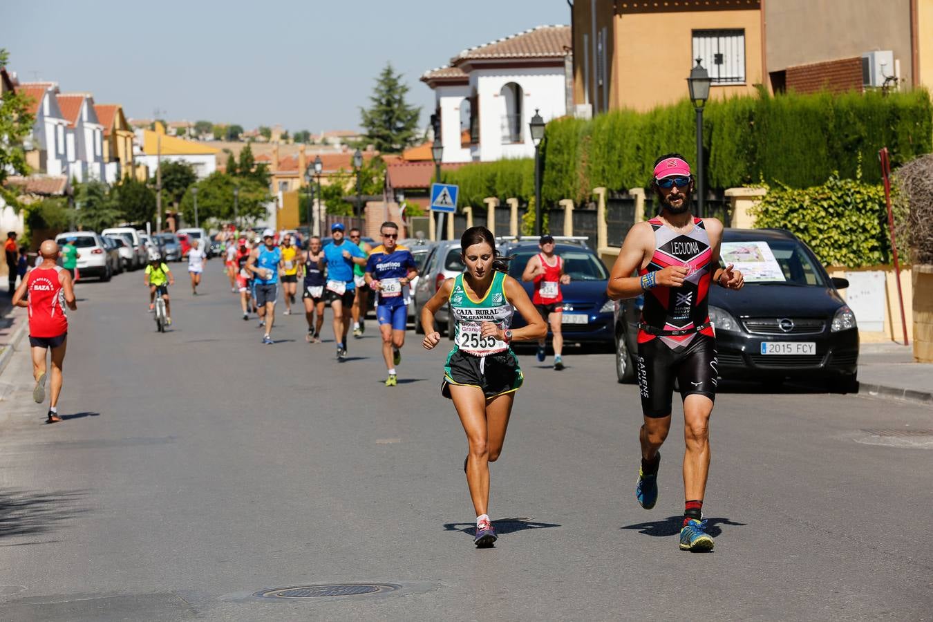 El calor apretó a los corredores