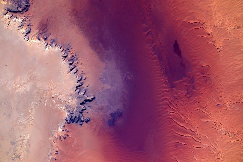 Contraste de colores en África. 