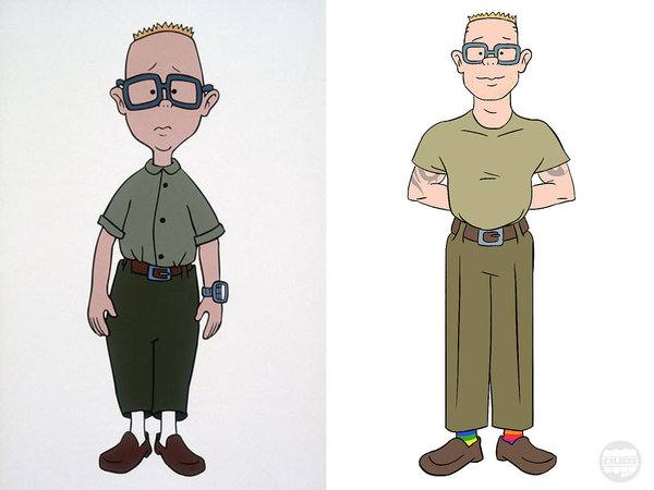 GUS GRISWALD. "Gus se alistó en la Marina por orden de su padre. Cuando regresó, le confesó a Mikey que estaba enamorado de él."