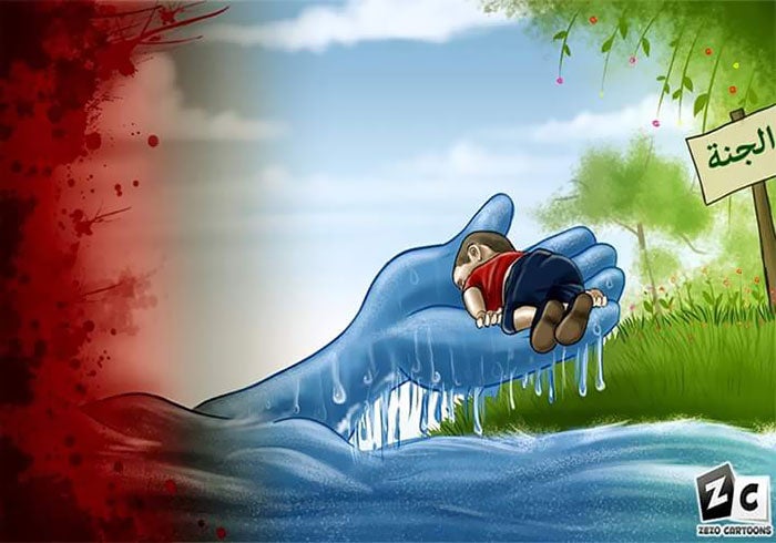 Homenaje a Aylan en las redes sociales