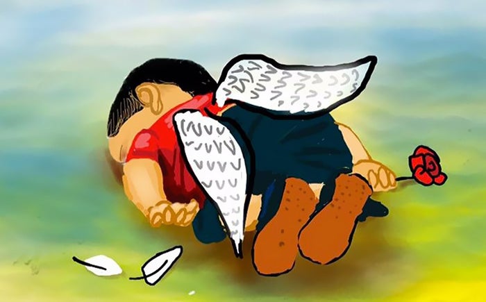 Homenaje a Aylan en las redes sociales