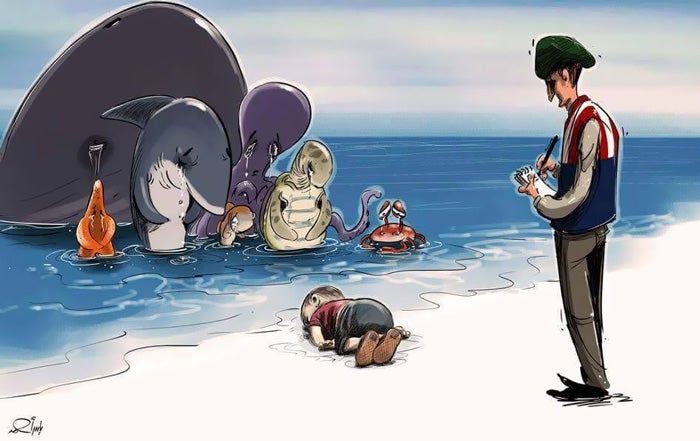 Homenaje a Aylan en las redes sociales