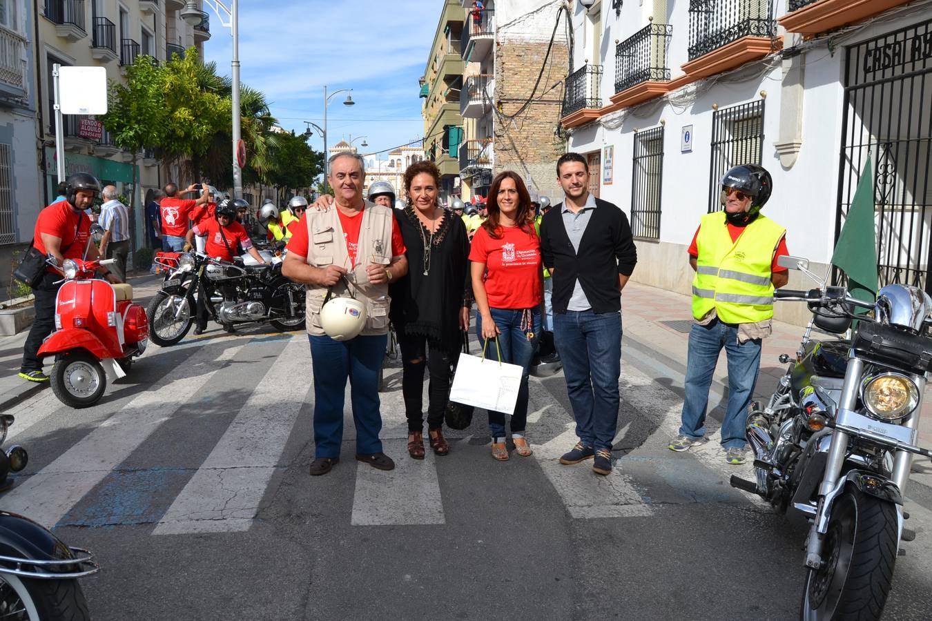 Salida de la XVIII Concentración de Motos Clásicas de Pinos Puente