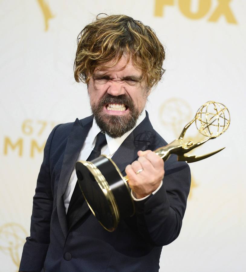 Peter Dinklage, ganador del Emmy al mejor actor de reparto por su papel de Tyrion Lannister en 'Juego de Tronos'.