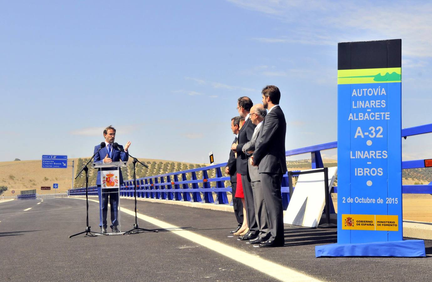 Inaugurado el tramo Linares-Ibros, de la Autovía A-32