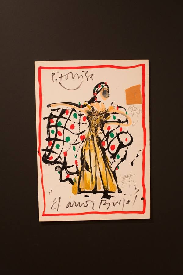 Los bocetos que hizo Frederic Amat para &#039;El amor brujo&#039; de Falla