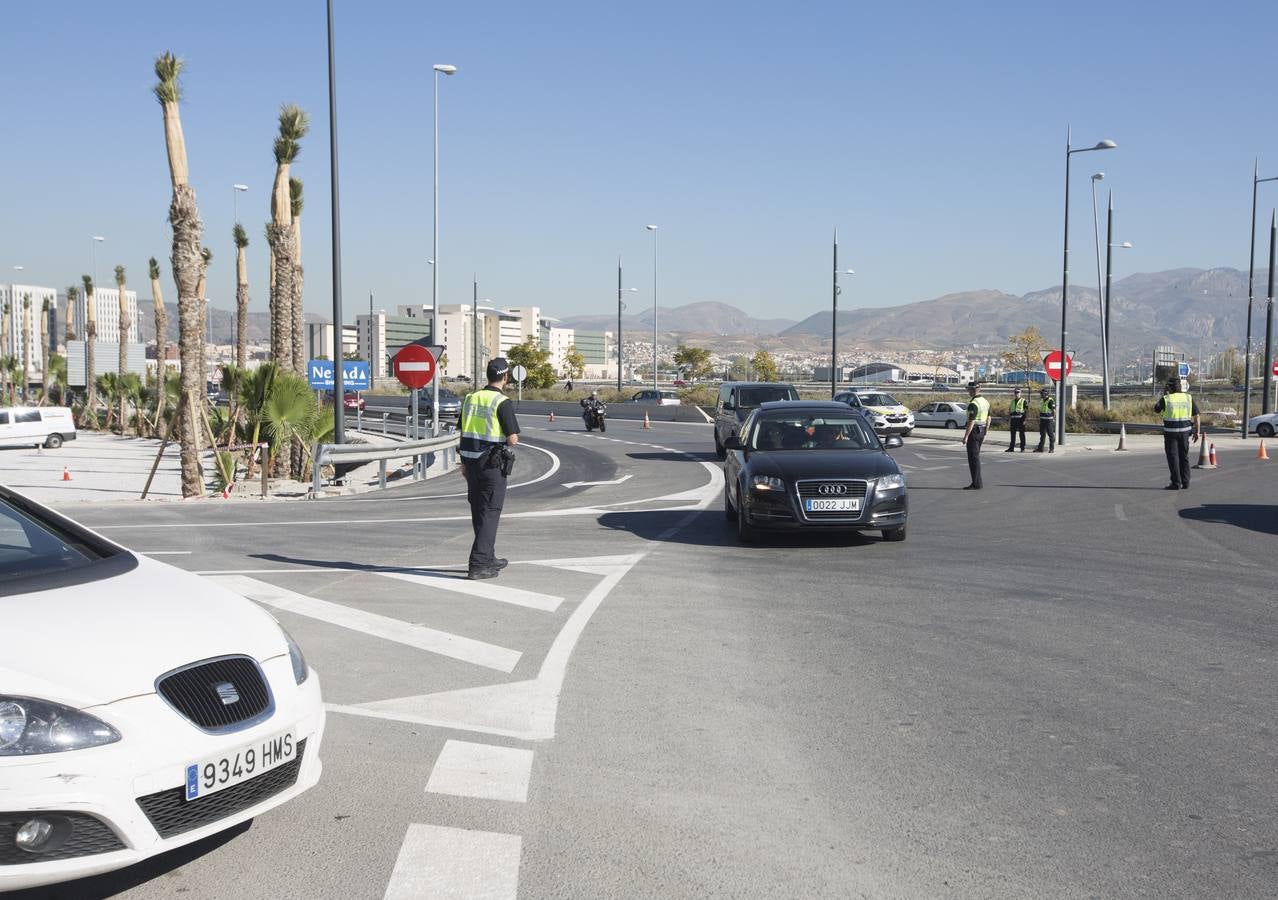 Los accesos al Nevada sufren los primeros atascos serios