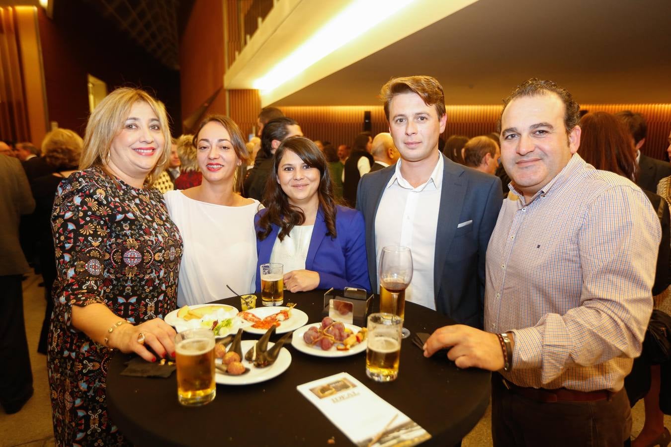 Mª José Manzano, Verónica, Rocío, Víctor Molina y Manuel Martínez.