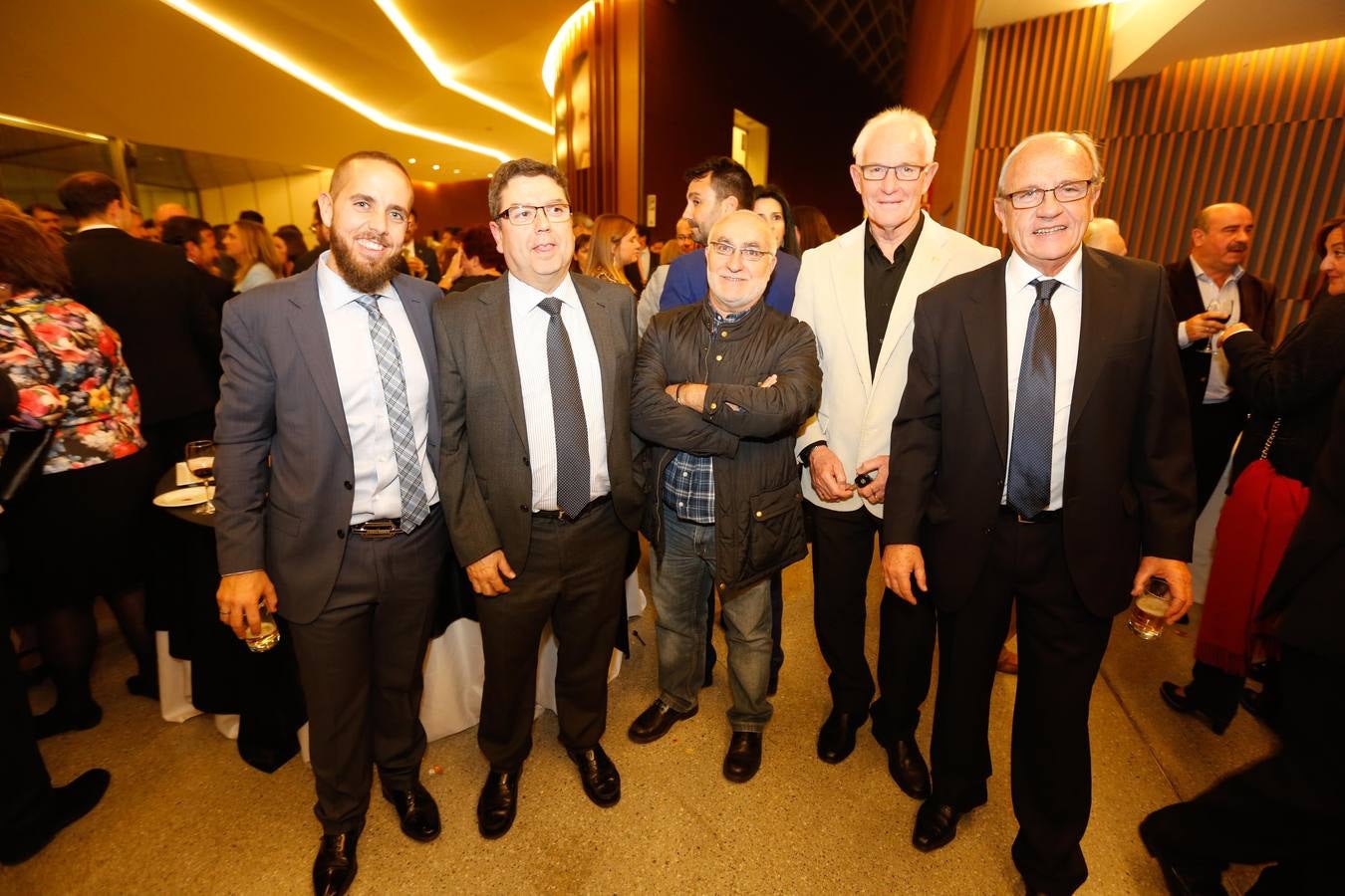 Alberto López, Sixto Coca, Antonio Arenas, Eugenio Hidalgo y Pedro López Ávila.