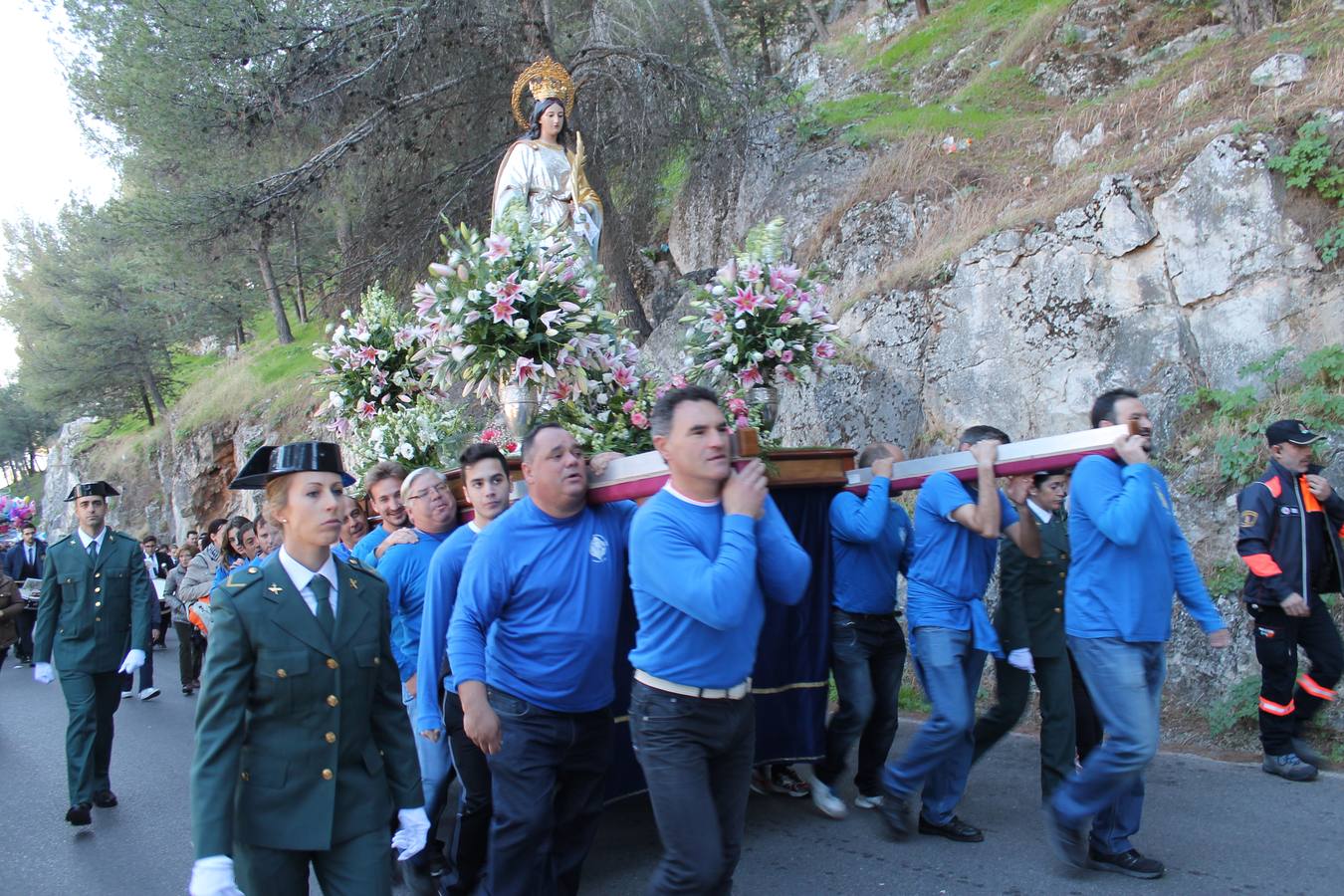 Jáen se vuelca con Santa Catalina