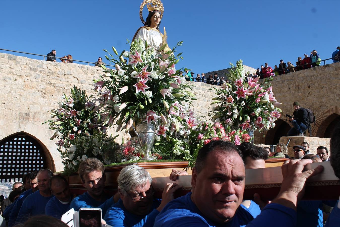 Jáen se vuelca con Santa Catalina