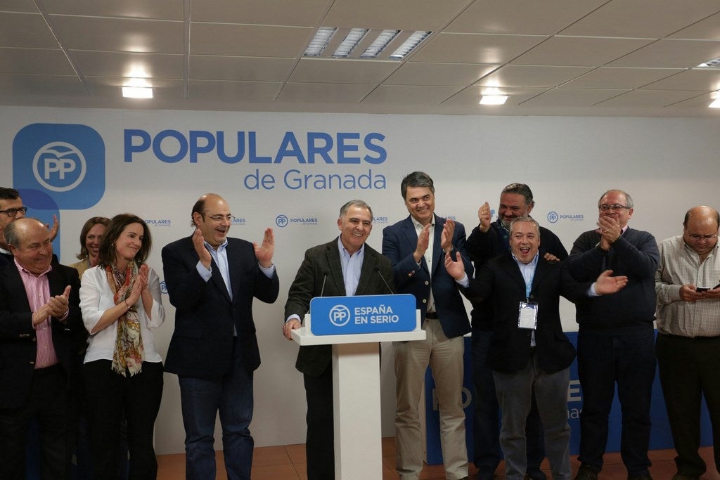 La noche electoral en Granada