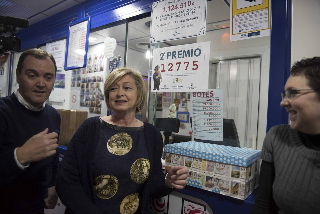El éxtasis de alegría de los ganadores de la Lotería de Navidad