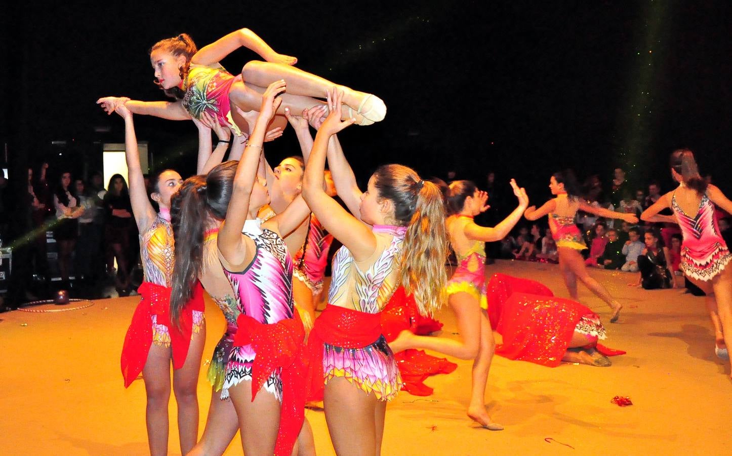 Acrobacias a ritmo navideño