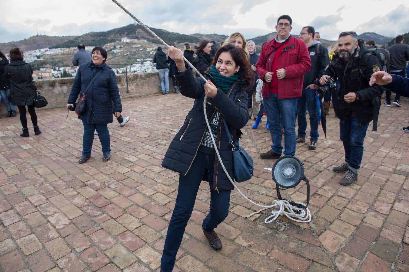 La Torre de la Vela se llena de candidatas para tocar la campana
