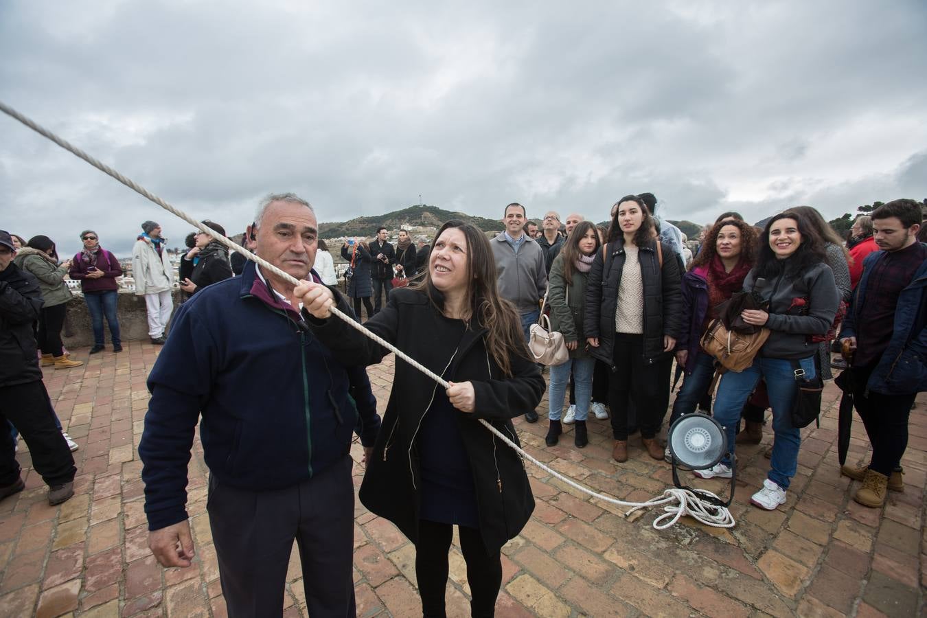 La Torre de la Vela se llena de candidatas para tocar la campana