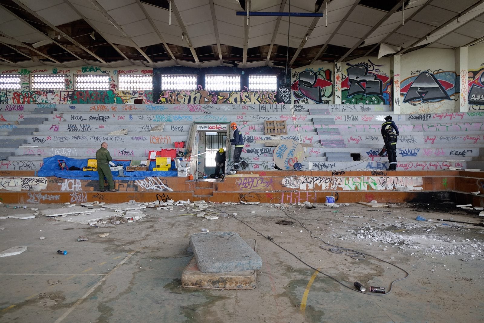 Los bomberos de Granada no solo apagan fuegos....