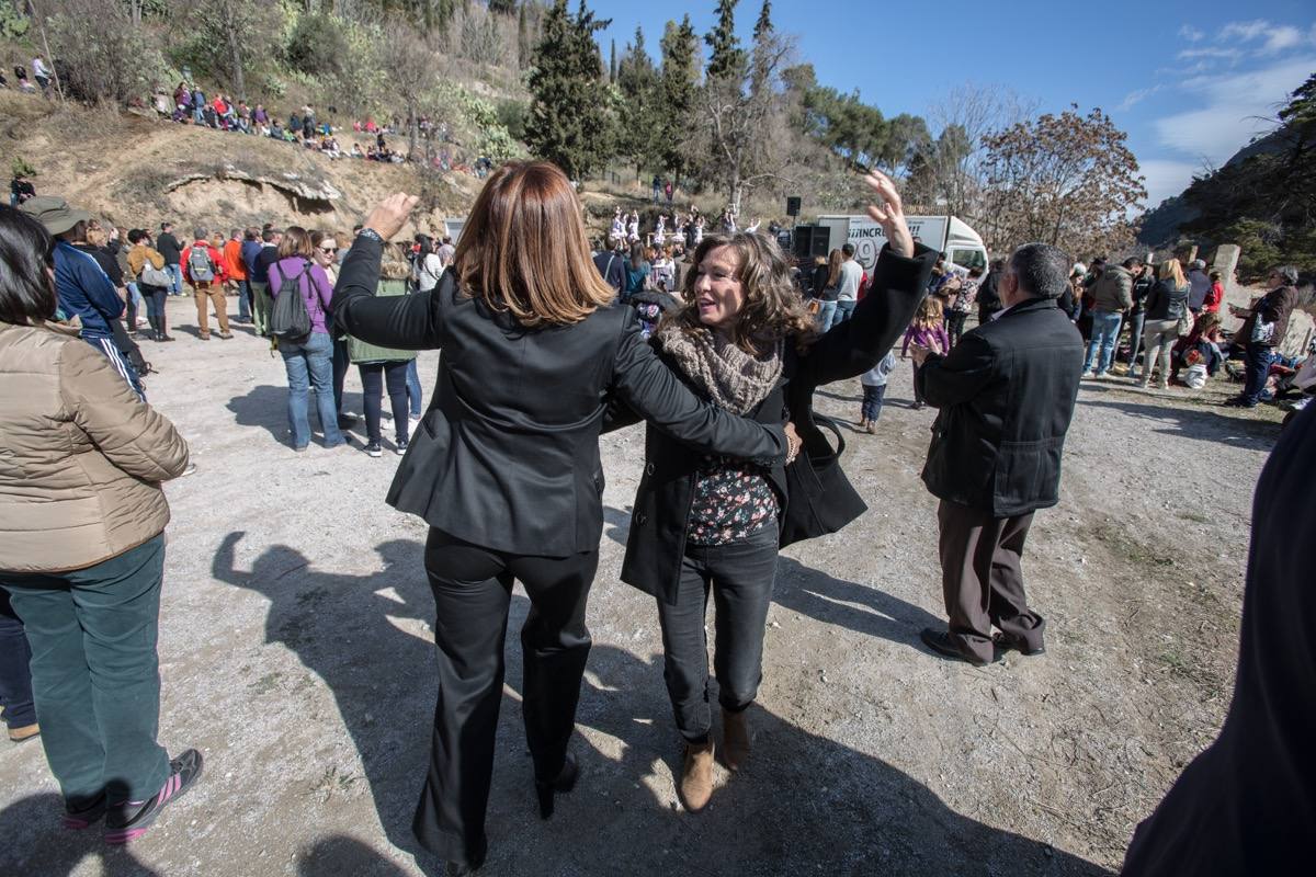 Un millar de granadinos participa en el Sacromonte en la romería de su patrón
