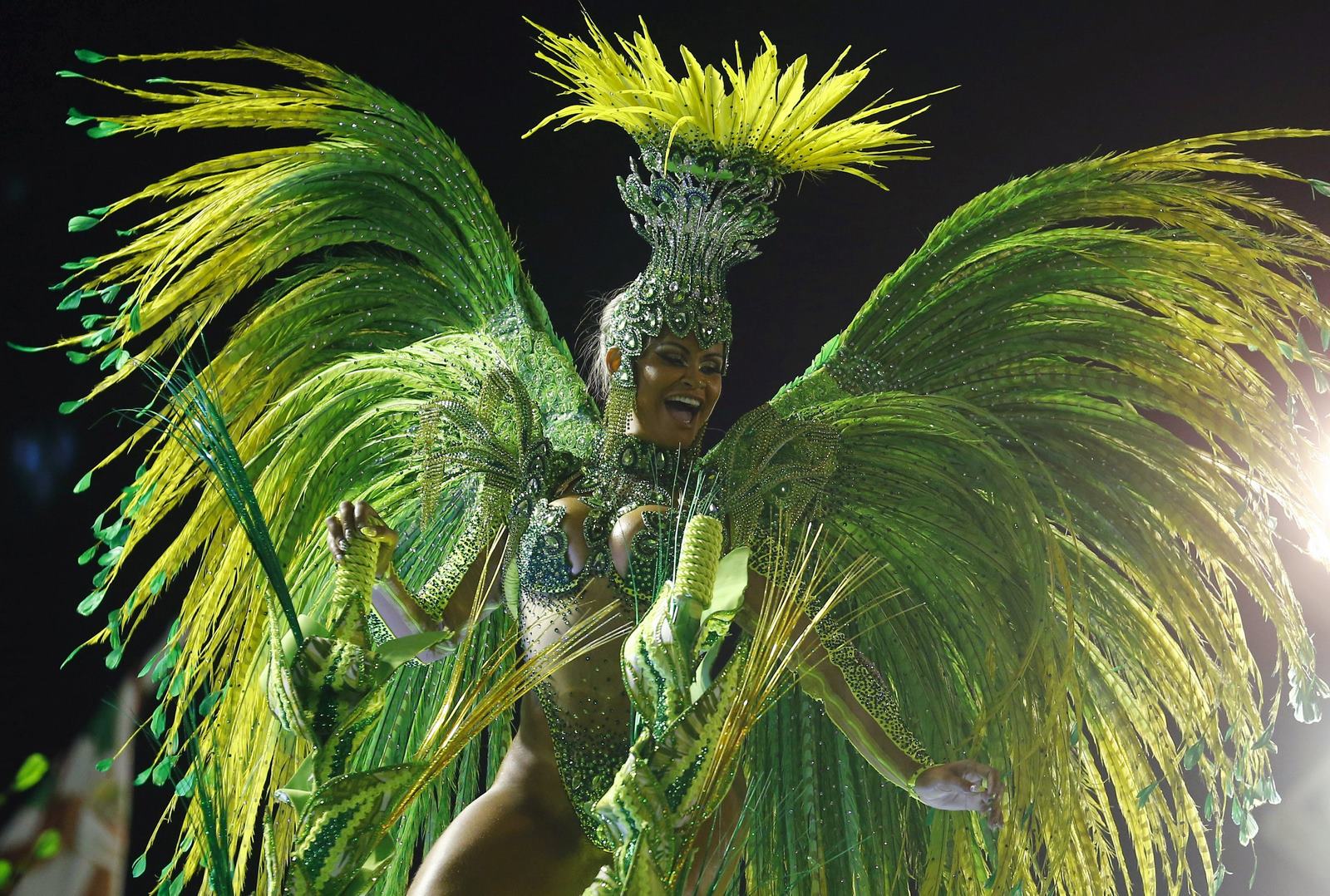 Desfile de carnaval en el Sambódromo de Río de Janeiro.