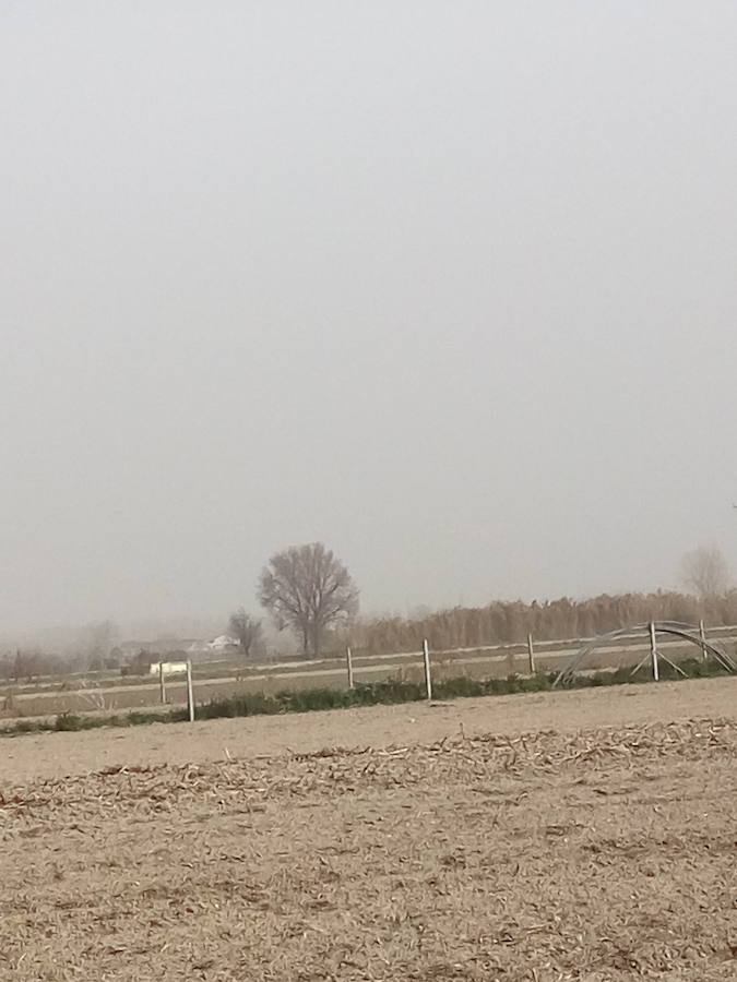 No se ve la Sierra, foto enviada por Amancio Teruel