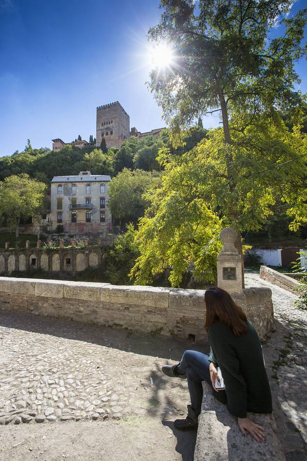 La belleza del Paseo de los Tristes. 