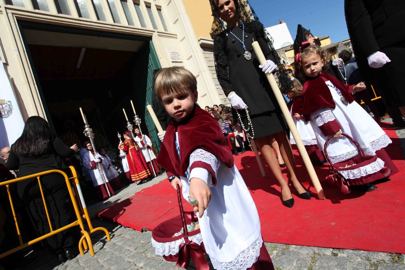 &#039;La Borriquilla&#039; se lució rodeada de luz