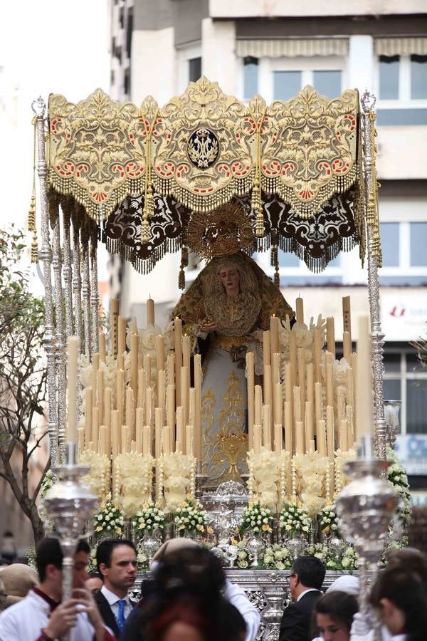 &#039;La Borriquilla&#039; se lució rodeada de luz