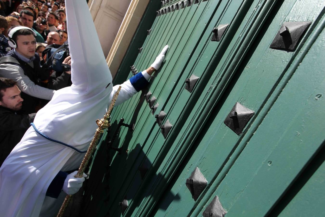 &#039;La Borriquilla&#039; se lució rodeada de luz