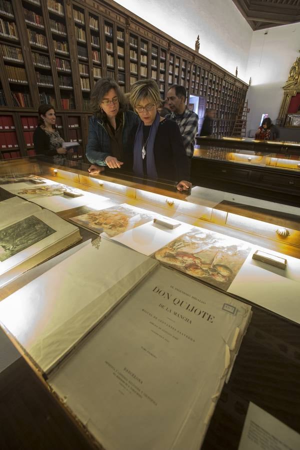 La Biblioteca del Hospital Real reúne ediciones antiguas y raras de Cervantes