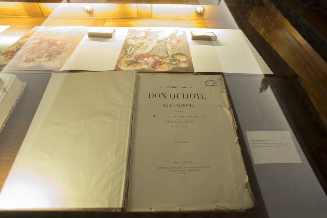 La Biblioteca del Hospital Real reúne ediciones antiguas y raras de Cervantes