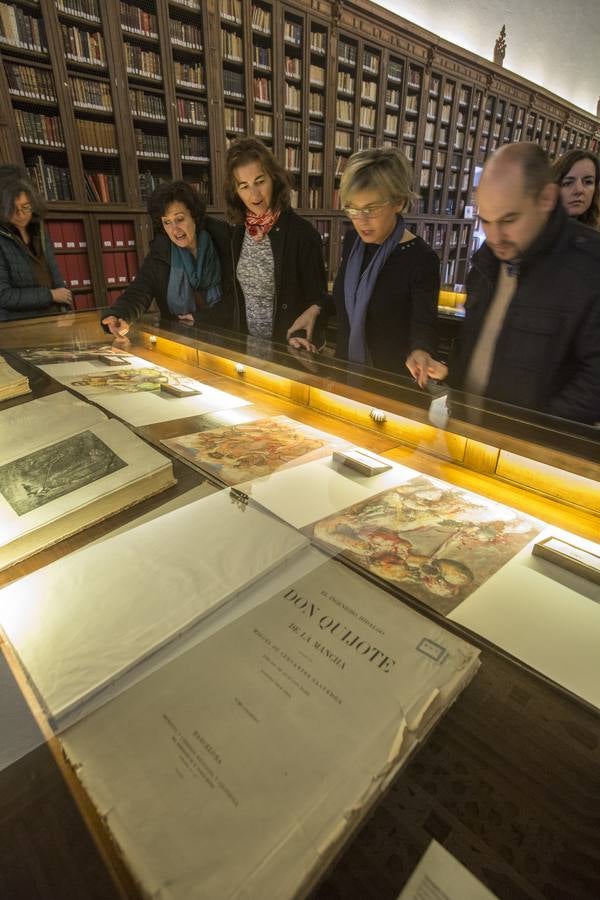La Biblioteca del Hospital Real reúne ediciones antiguas y raras de Cervantes
