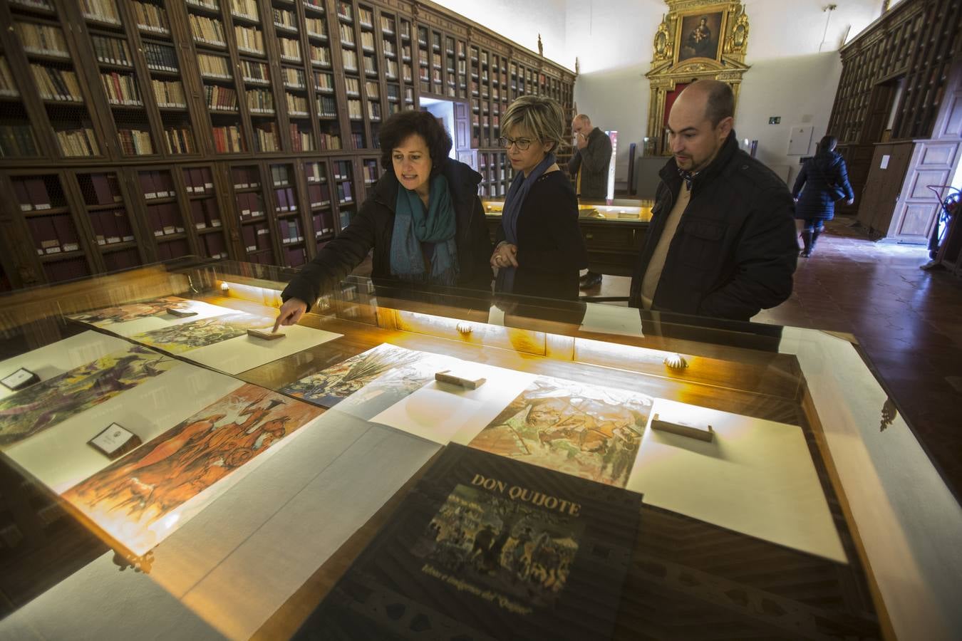 La Biblioteca del Hospital Real reúne ediciones antiguas y raras de Cervantes