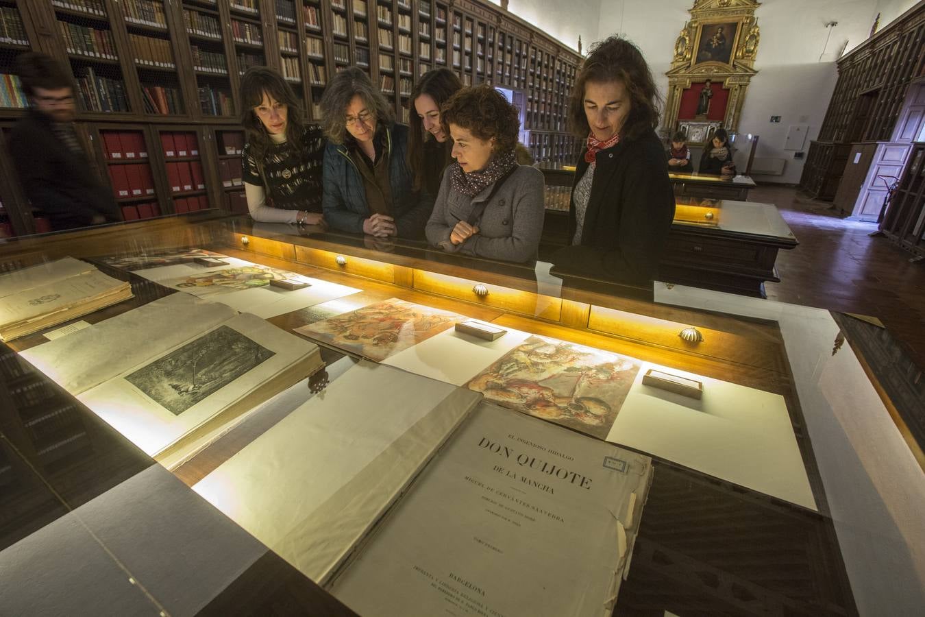 La Biblioteca del Hospital Real reúne ediciones antiguas y raras de Cervantes
