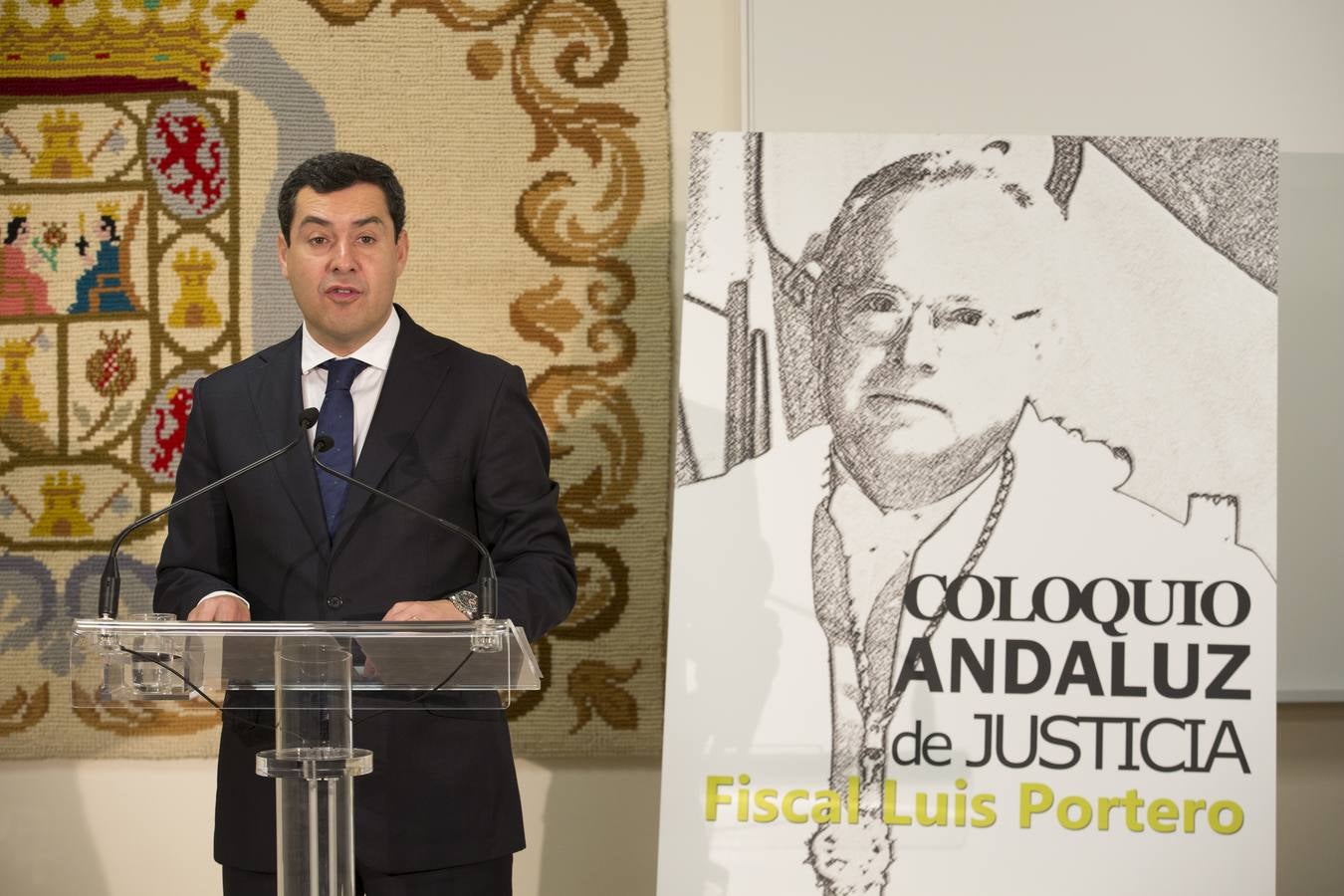 Acto de homenaje al fiscal Luis Portero