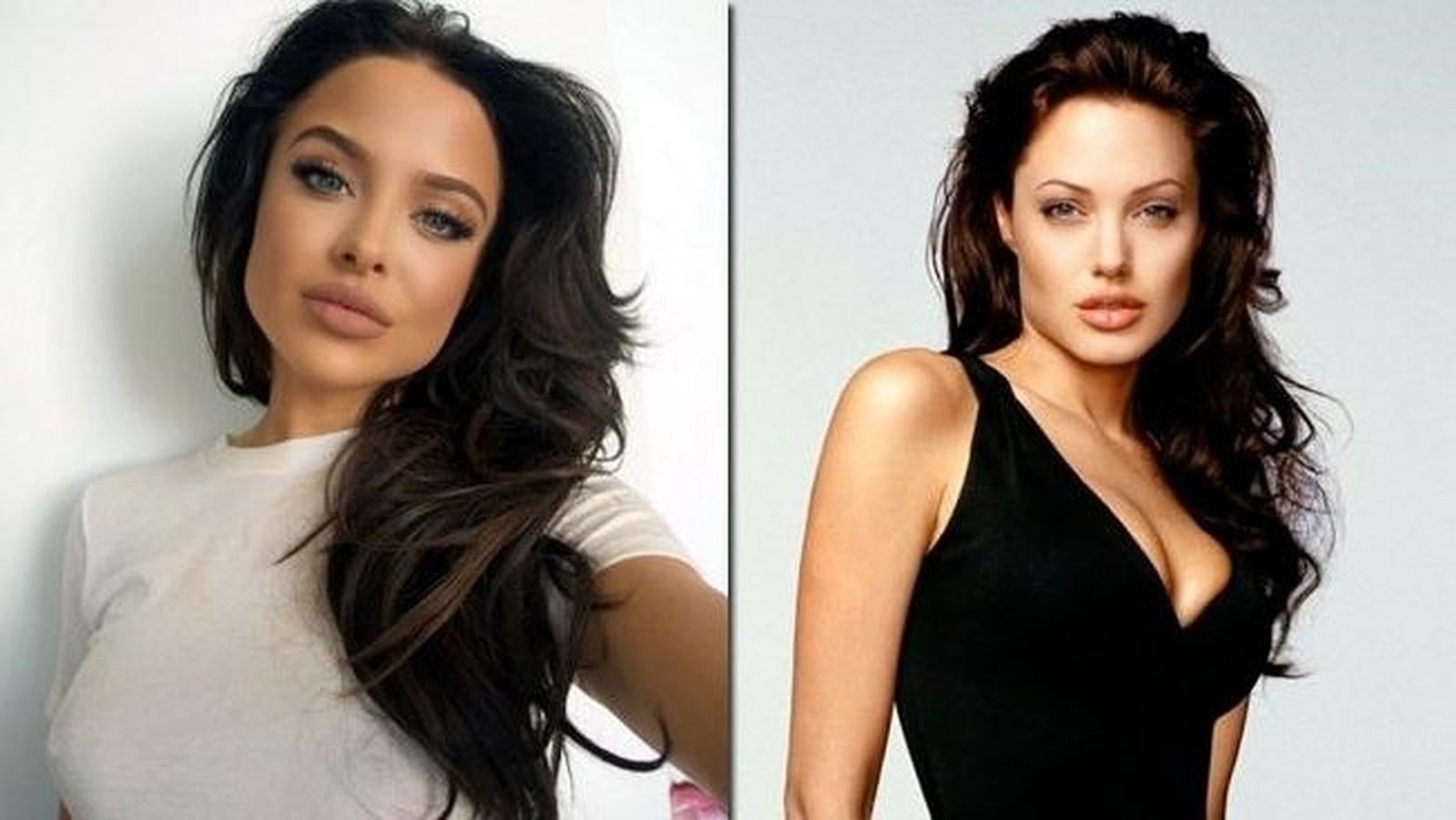 La sorprendete doble de Angelina Jolie