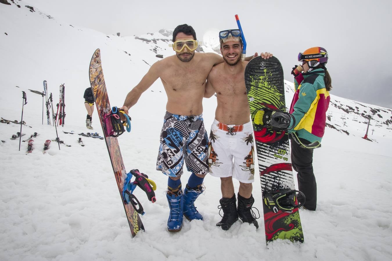 ¿Quién dijo frío? ¡En bañador por la Sierra!