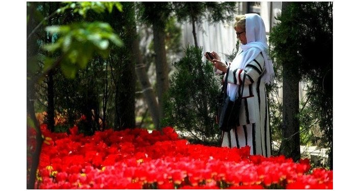Planta cada año 30.000 tulipanes para recordar a su madre fallecida