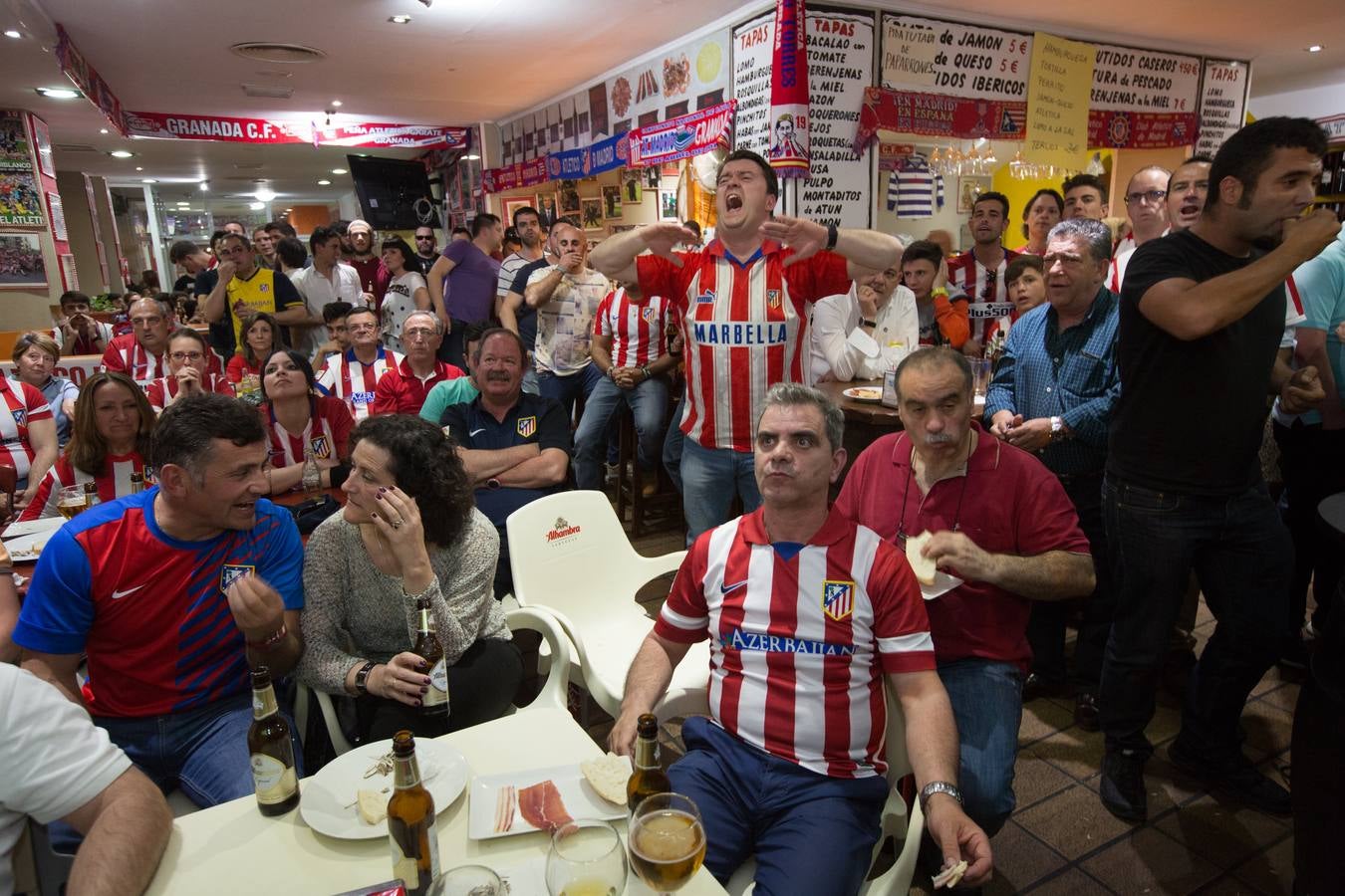 La pasión se desata en la &#039;casa&#039; del Atlético en Granada